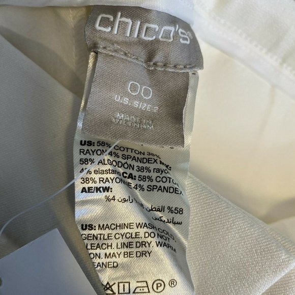 Chico's Women's Secret Stretch Shorts US 2 - Picture 4 of 6